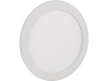 Bílý kruhový vestavný led panel LED30 Vega-R white 6W teplá bílá