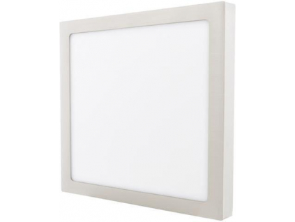 Chromový přisazený LED panel 300x300mm 25W teplá bílá