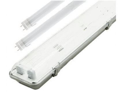 LED zářivkové těleso 120cm + 2x LED zářivka
