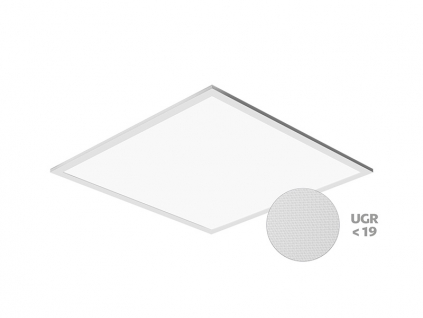 LED PANEL THIN UGR vestavný čtvercový 600x600mm 50W denní bílá