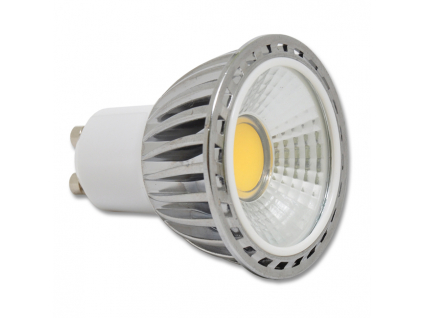 LED žárovka GU10 COB 5W V20 teplá bílá