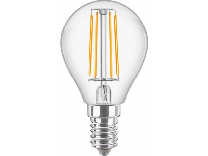 CorePro LEDLuster ND 4.3-40W E14 827 P45 CL G LED Žárovka 4,3W 470lm