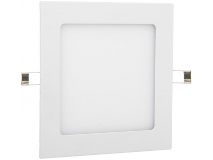 Bílý vestavný LED panel 225 x 225mm 18W teplá bílá