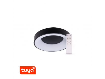 SMART Tuya LED svítidlo ZULU 32W CCT kulaté černé