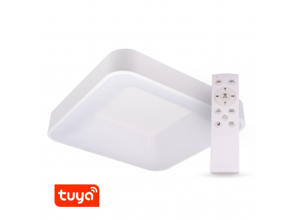 SMART Tuya LED svítidlo ZULU 60W CCT hranaté bílé