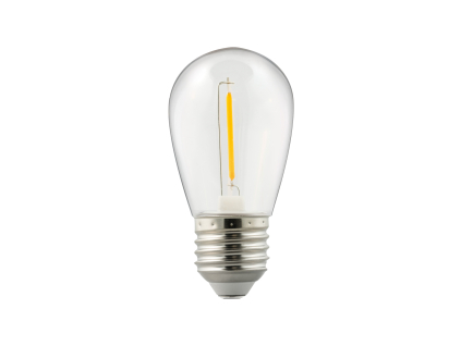 LED žárovka E27 1W FILAMENT S14