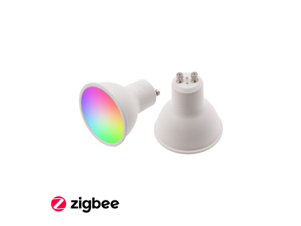 SMART LED žárovka GU10 Zigbee RGBCCT ZB5W RGB + Teplá bílá 5W