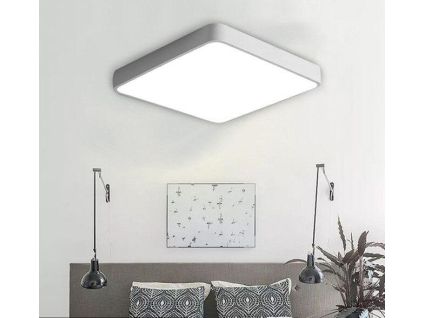 Bílý designový LED panel 400x400mm 24W teplá bílá