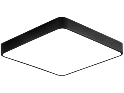 Černý designový LED panel 500x500mm 36W denní bílá