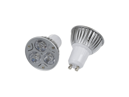 Barevná LED žárovka GU10, Zelená 3,6W