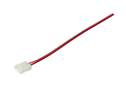 1barva přípojka pro LED pásek s kabelem, 10mm