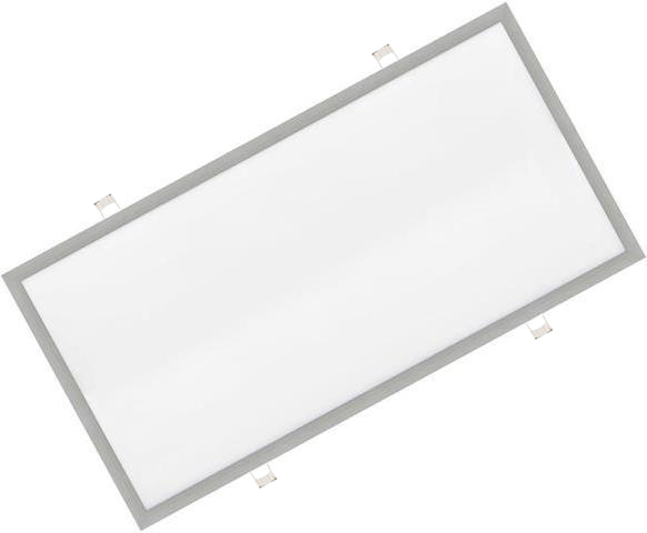 Stmívatelný stříbrný vestavný LED panel 600x1200mm 72W studená bílá